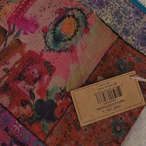 Colorful Patchwork Zipper Pouch